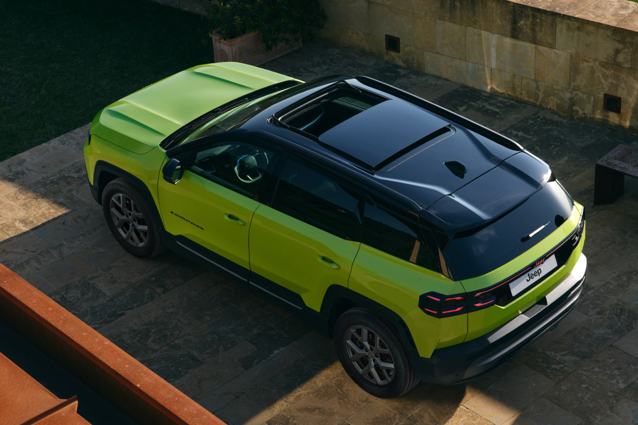 Abbildung Model Jeep Compass e-Hybrid Summit - mit KI generiert/bearbeitet