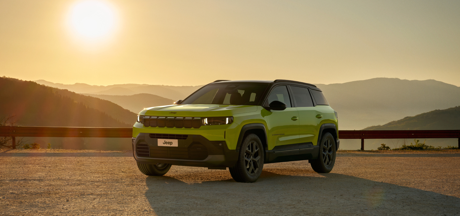 Abbildung Model Der neue Jeep Compass e-Hybrid
