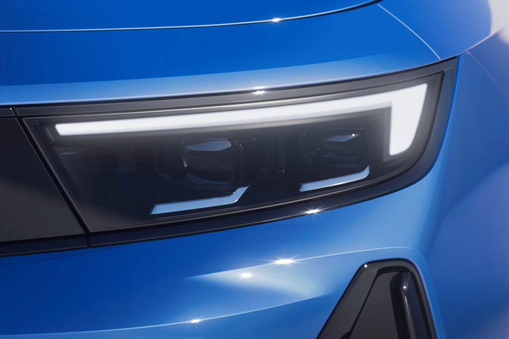 opel astra electric lights
