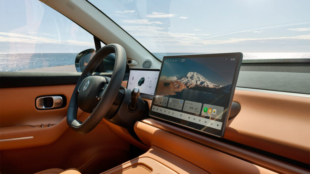 Das hochauflösende Infotainment-Display des Leapmotor C10 bildet das Herzstück des intelligenten Cockpits