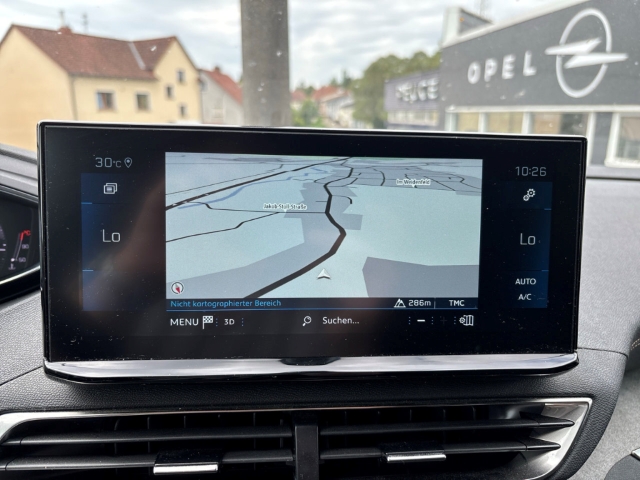 Fahrzeugabbildung Peugeot 5008 GT Navi Digitales Cockpit LED ACC 2-Zonen-Klimaautom Fahrerprofil DAB Ambientebeleuchtung - mit KI generiert/bearbeitet