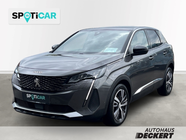 Fahrzeugabbildung Peugeot 3008 Allure Pack Navi Digitales Cockpit LED ACC El. Heckklappe 2-Zonen-Klimaautom - mit KI generiert/bearbeitet