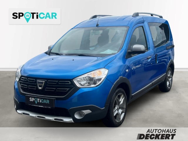 Fahrzeugabbildung Dacia Dokker Stepway Plus Navi ACC Apple CarPlay Android Auto Fahrerprofil DAB SHZ Rückfahrkam.