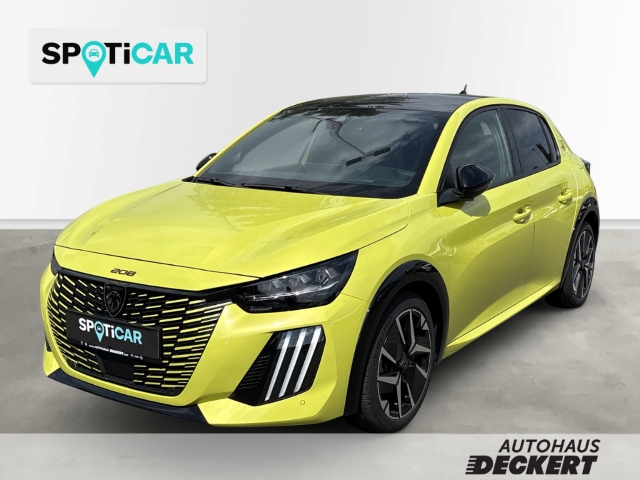 Fahrzeugabbildung Peugeot 208 Hybrid 136 GT Panorama LED Apple CarPlay Android Auto Fahrerprofil DAB Ambientebeleuchtung