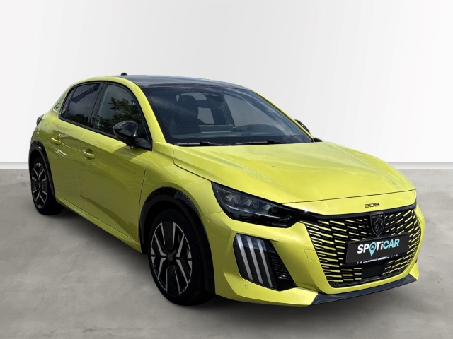 Fahrzeugabbildung Peugeot 208 Hybrid 136 GT Panorama LED Apple CarPlay Android Auto Fahrerprofil DAB Ambientebeleuchtung