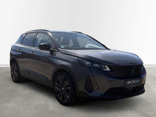 Fahrzeugabbildung Peugeot 3008 GT Panodach Navi Digitales Cockpit 360 Kamera LED ACC El. Heckklappe Apple CarPlay - mit KI generiert/bearbeitet